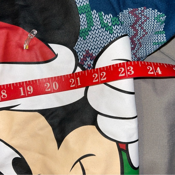 Disney Blue Mickey and Minnie Christmas Sweatshirt - Picture 6 of 11